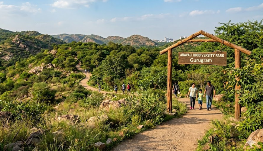 Aravali Biodiversity Park Gurugram: Perfect Spot for Morning Walks & Nature Lovers